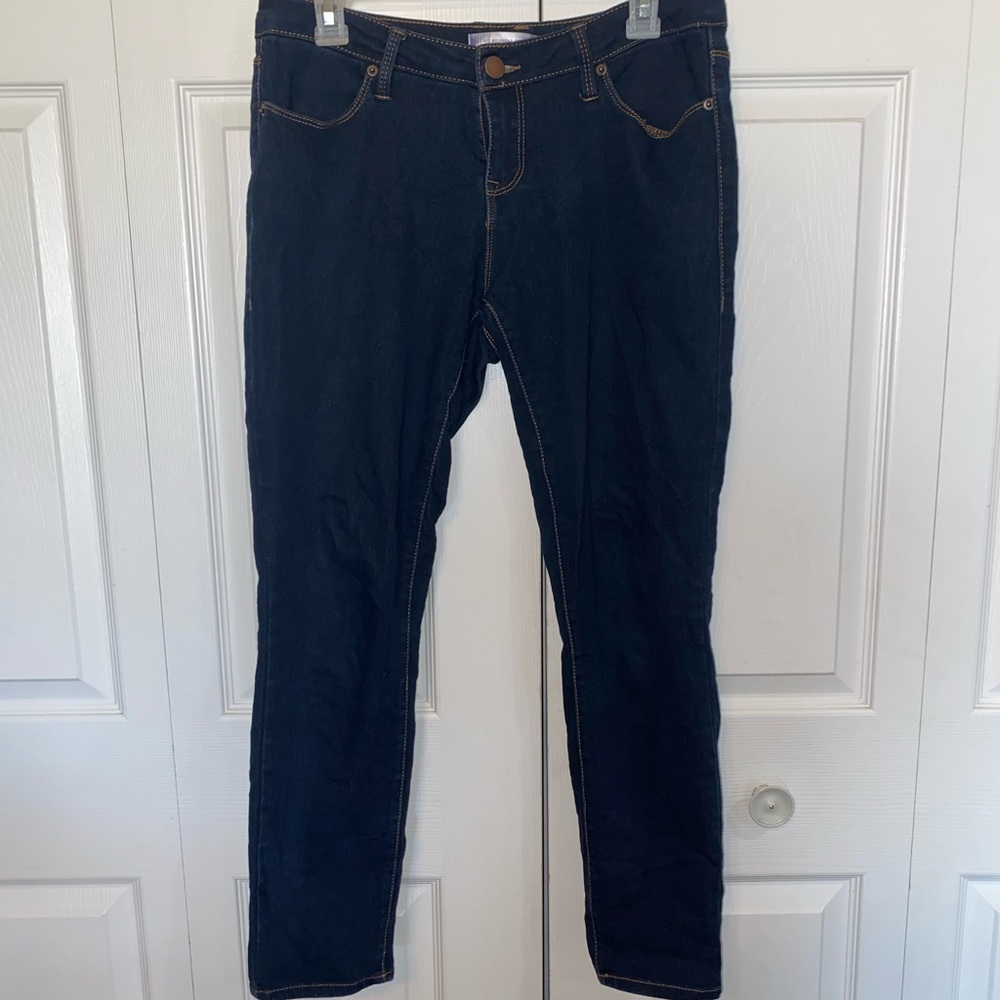 Size 13 dark wash skinny jeans